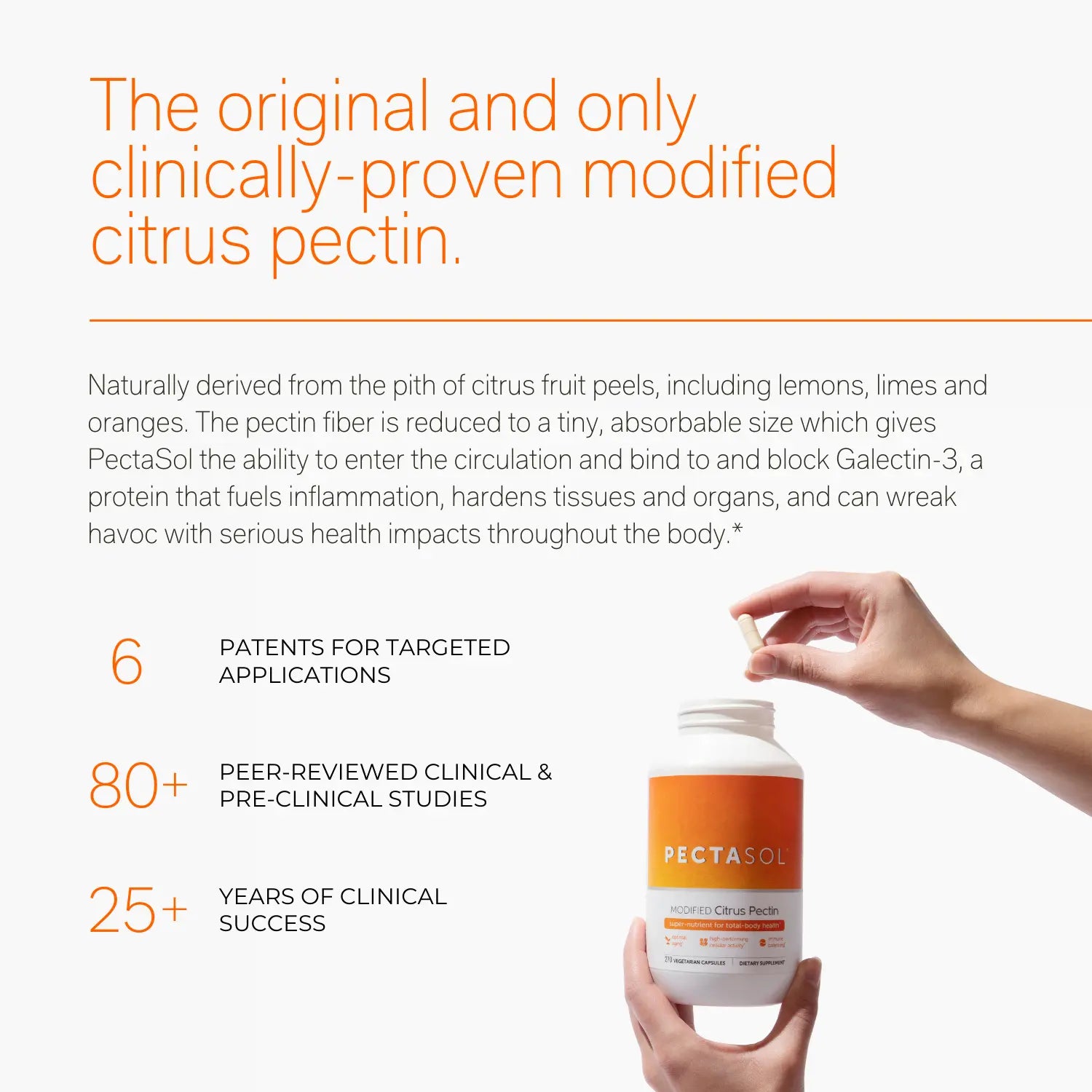 Pectosol PectaSol Capsules | The Original Modified Citrus Pectin – ecoNugenics