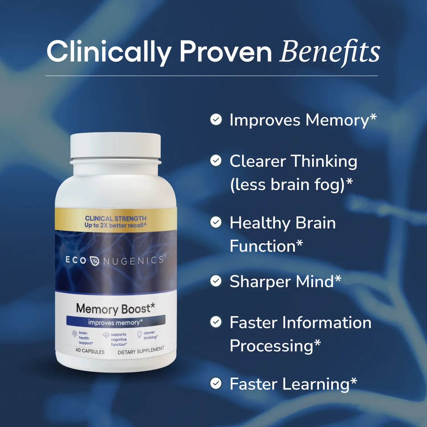 Boost Memory Product Memory Boost Nootropic Supplement for Focus – ecoNugenics