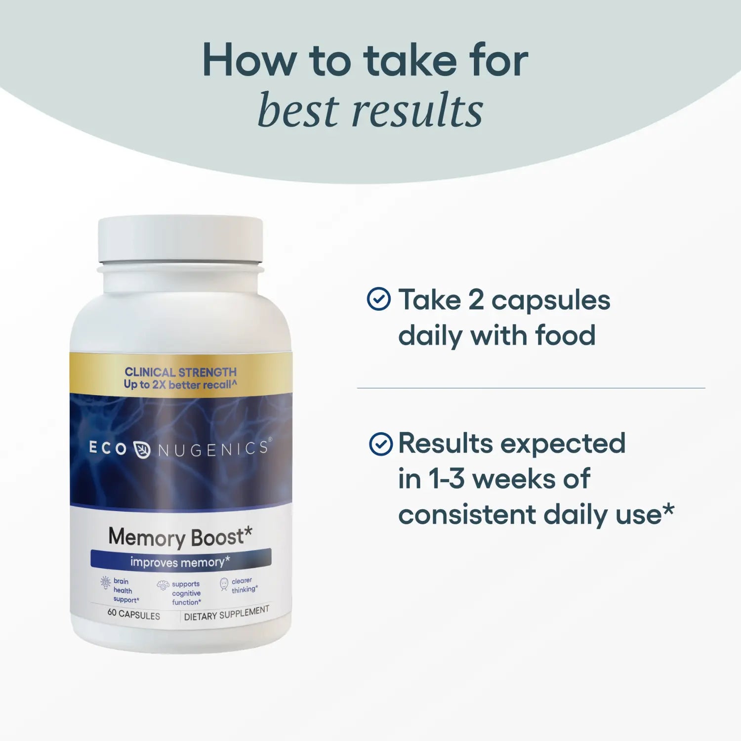 Boost Memory Product Memory Boost Nootropic Supplement for Focus – ecoNugenics